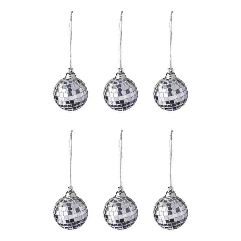 DISCO Spiegelkugel 6er-Set