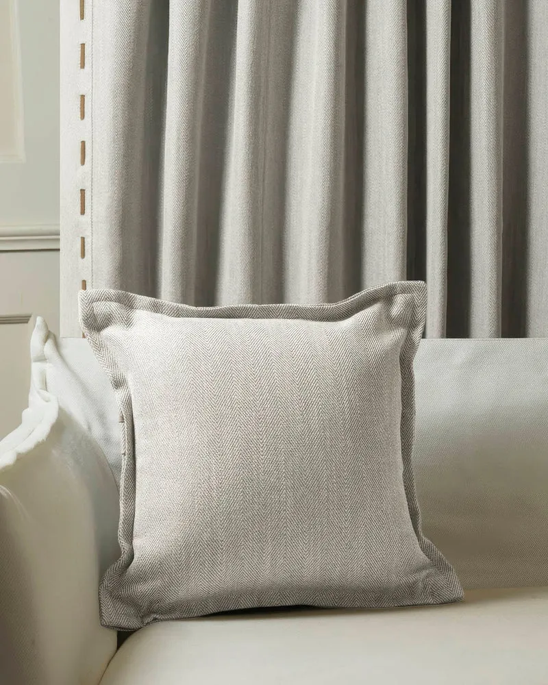 Cleo Textured Faux Leather Laced Throw Pillowcase