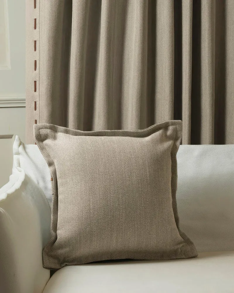 Cleo Textured Faux Leather Laced Throw Pillowcase