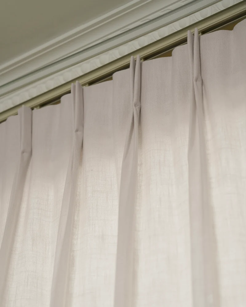 Cassie Linen Blend Custom Curtains