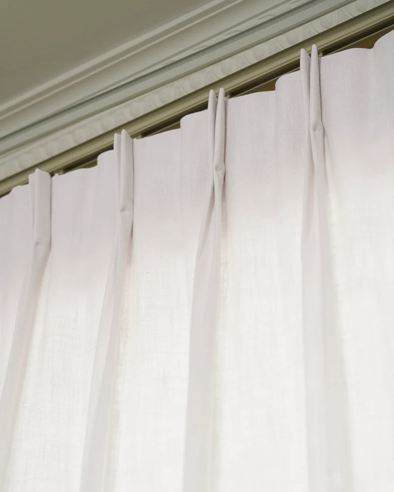 Cassie Linen Blend Custom Curtains