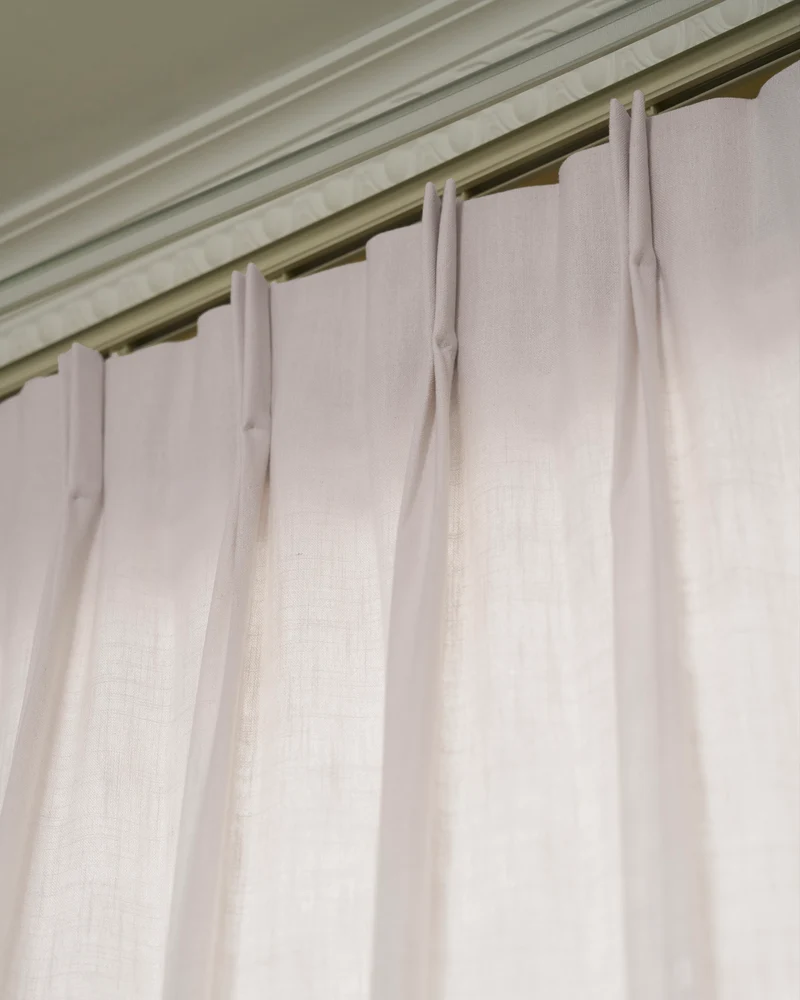 Cassie Linen Blend Custom Curtains