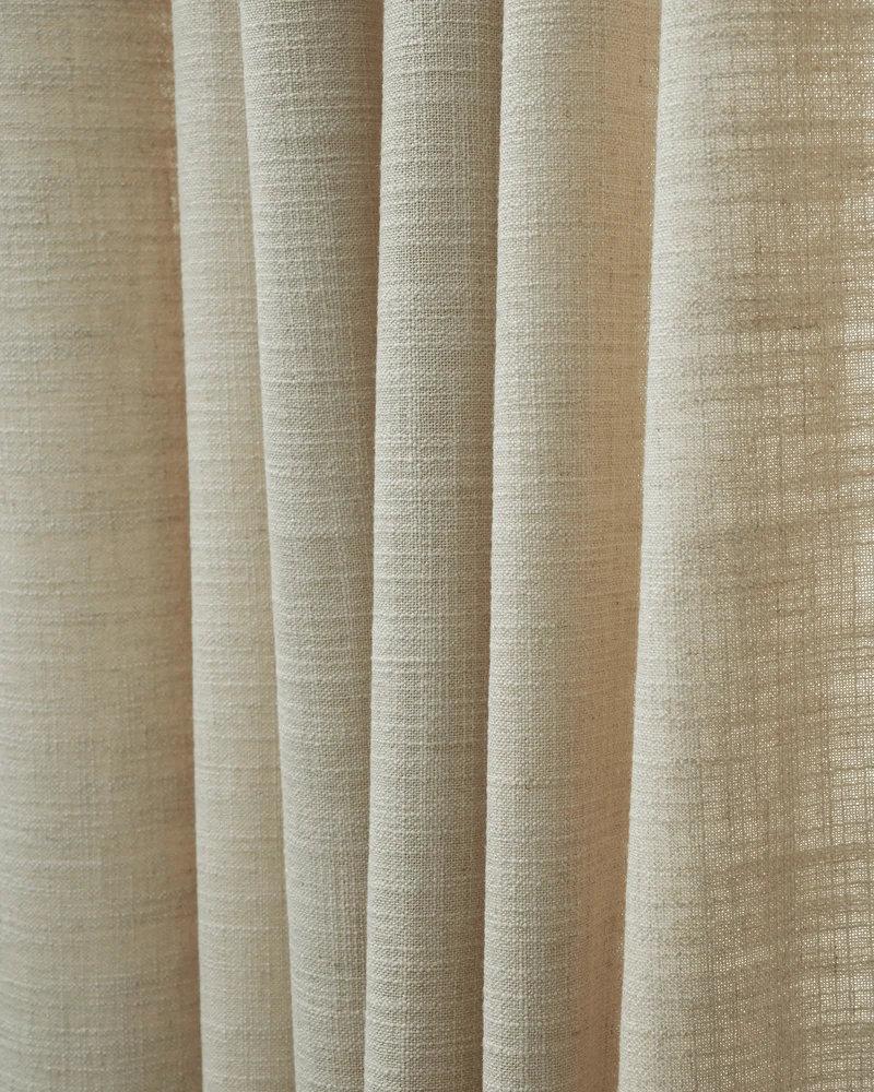 Cassie Linen Blend Custom Curtains