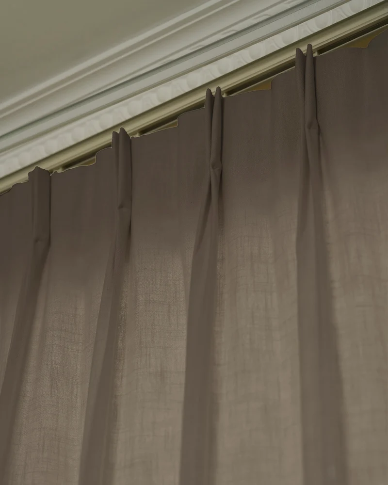 Cassie Linen Blend Custom Curtains