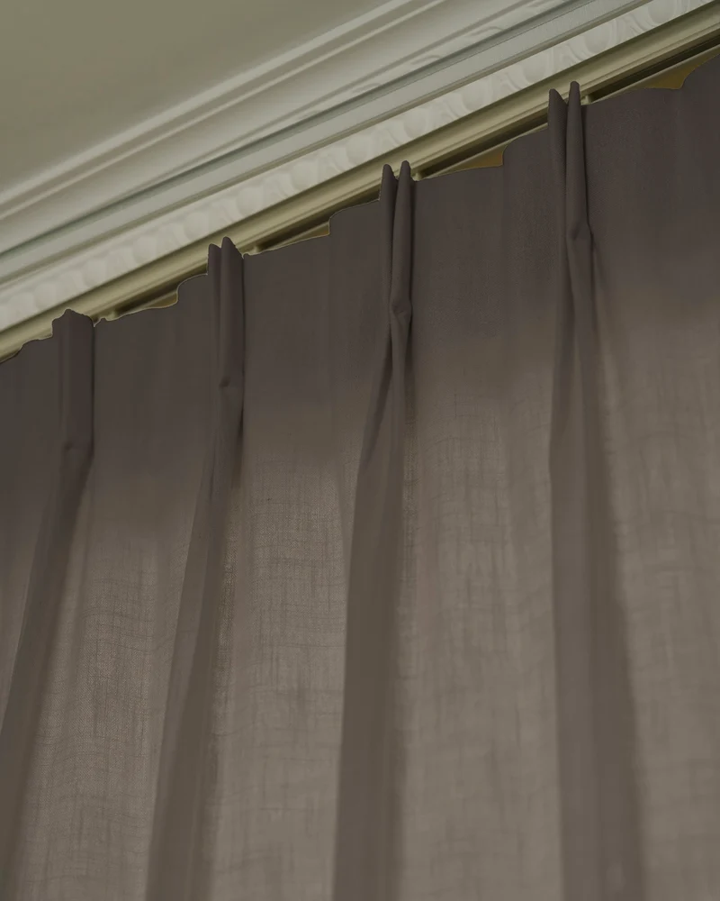 Cassie Linen Blend Custom Curtains