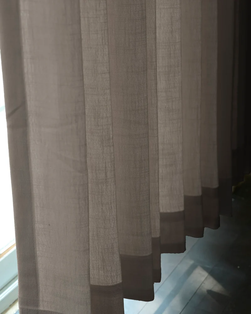Cassie Linen Blend Custom Curtains