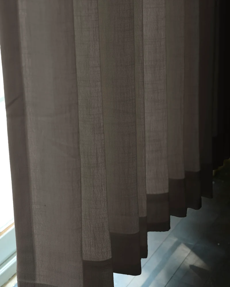 Cassie Linen Blend Custom Curtains
