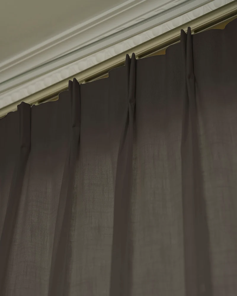 Cassie Linen Blend Custom Curtains