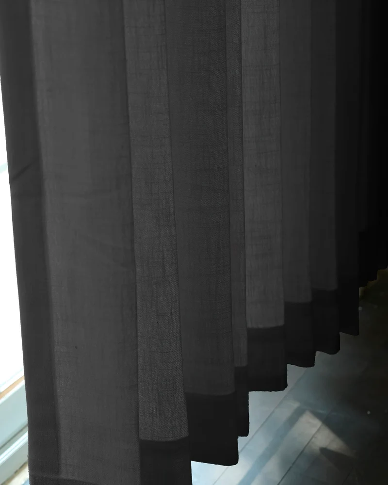 Cassie Linen Blend Custom Curtains