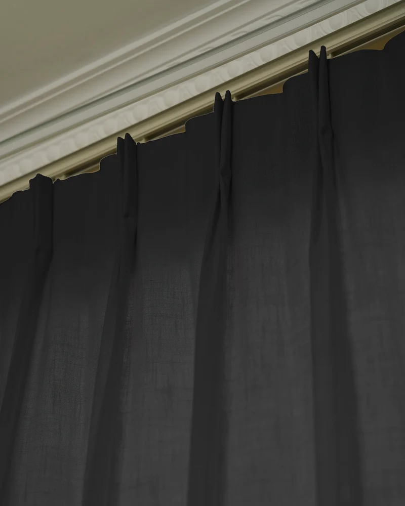 Cassie Linen Blend Custom Curtains