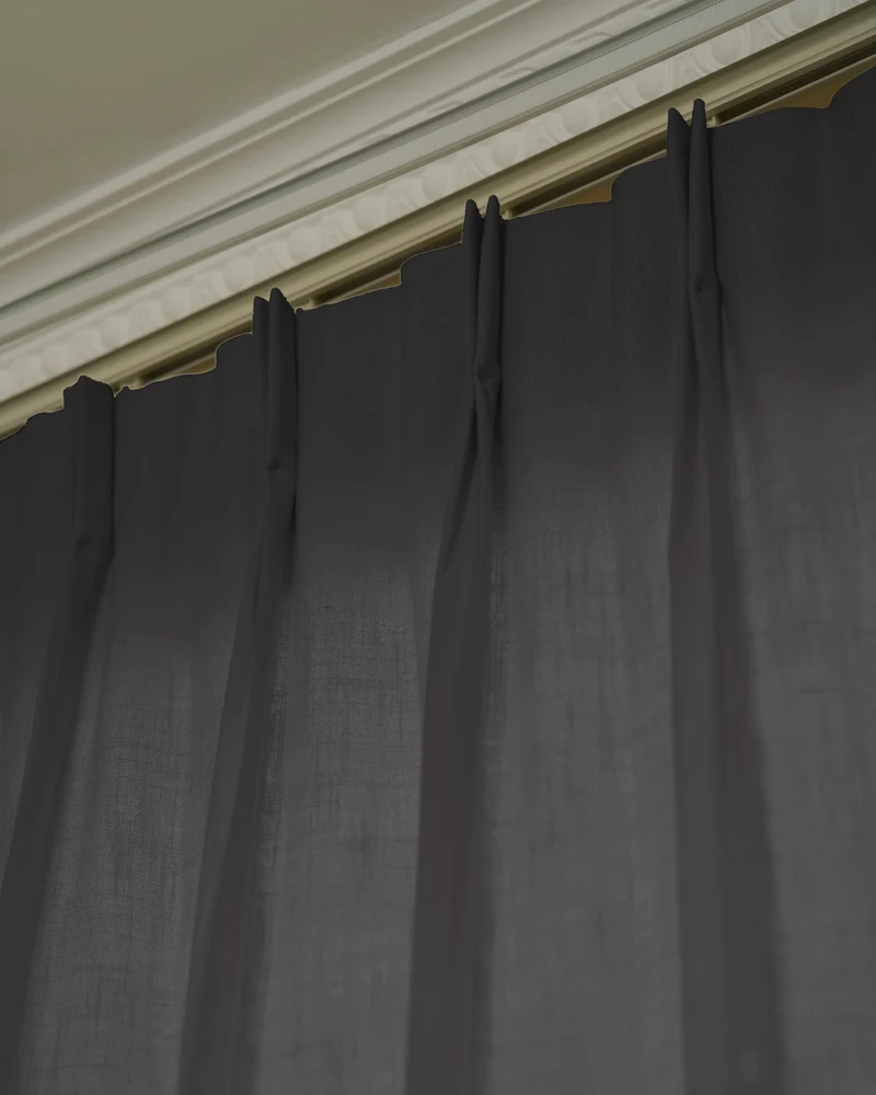 Cassie Linen Blend Custom Curtains