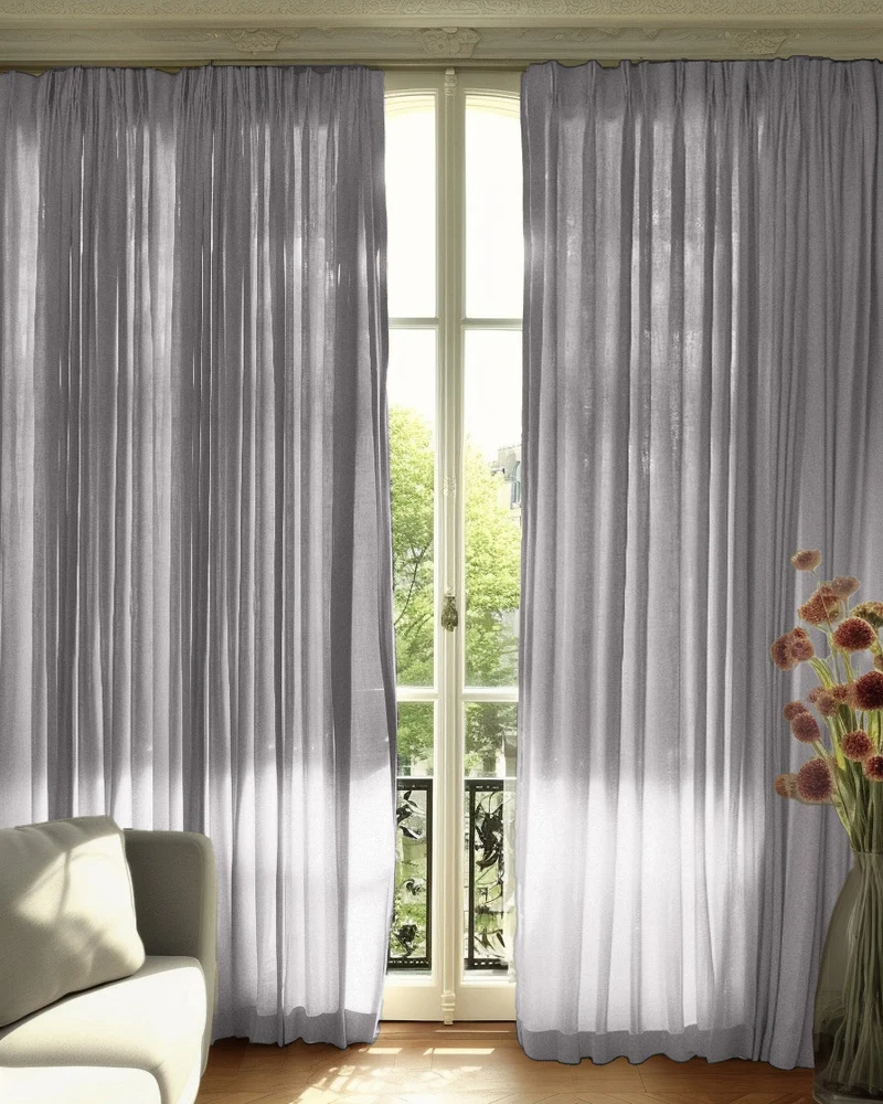 Cassie Linen Blend Custom Curtains