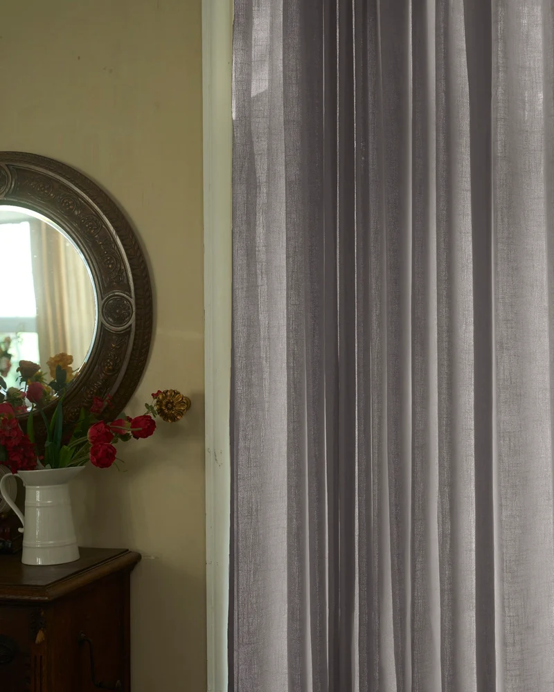 Cassie Linen Blend Custom Curtains