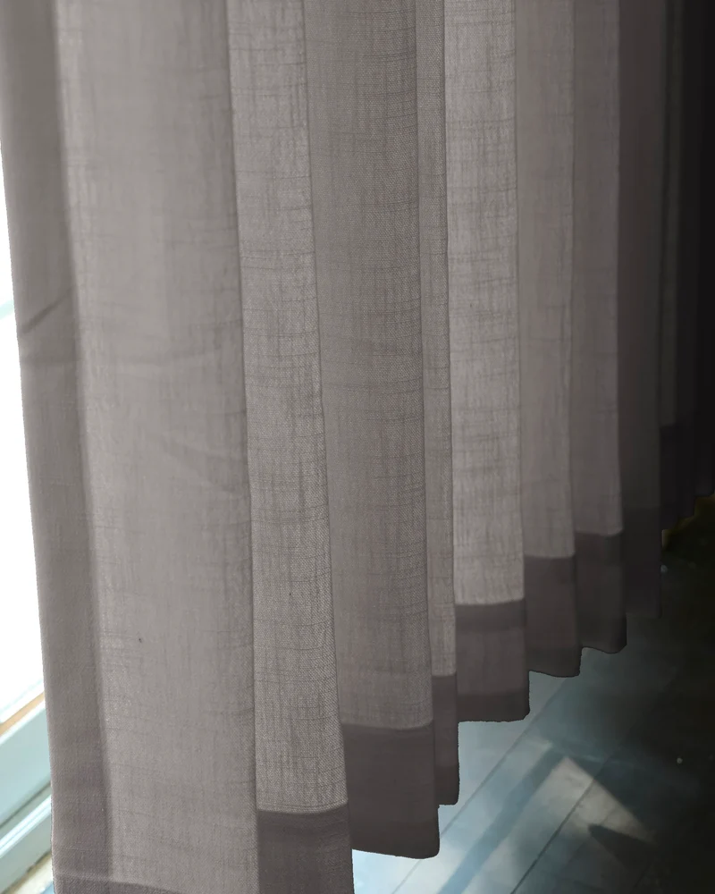 Cassie Linen Blend Custom Curtains