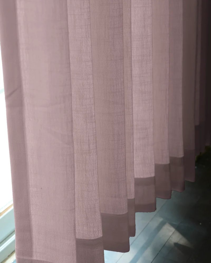Cassie Linen Blend Custom Curtains