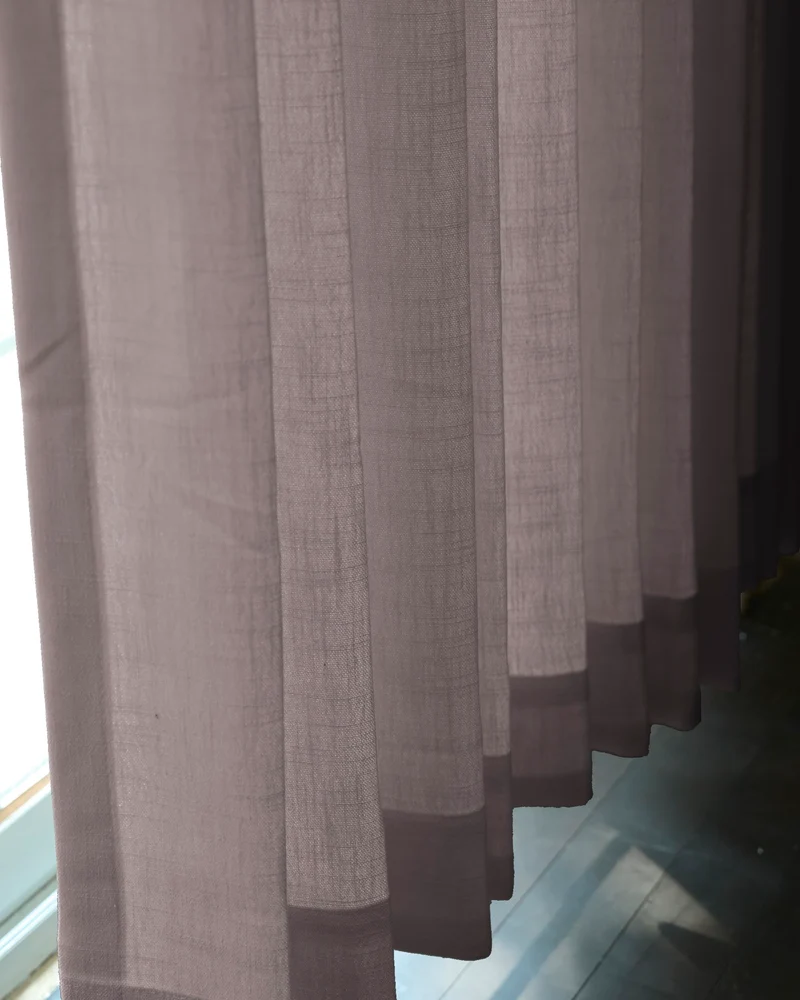 Cassie Linen Blend Custom Curtains