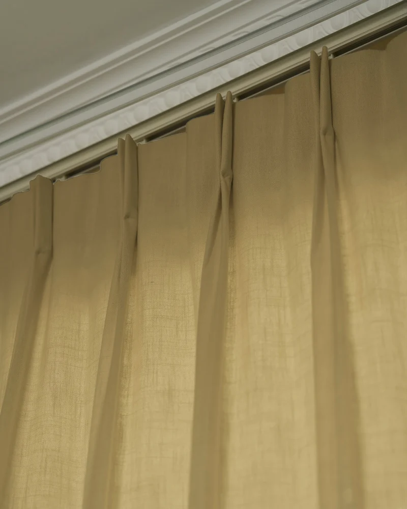 Cassie Linen Blend Custom Curtains