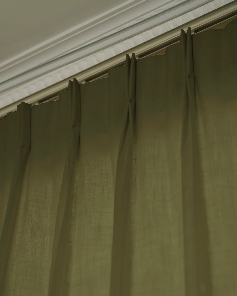 Cassie Linen Blend Custom Curtains
