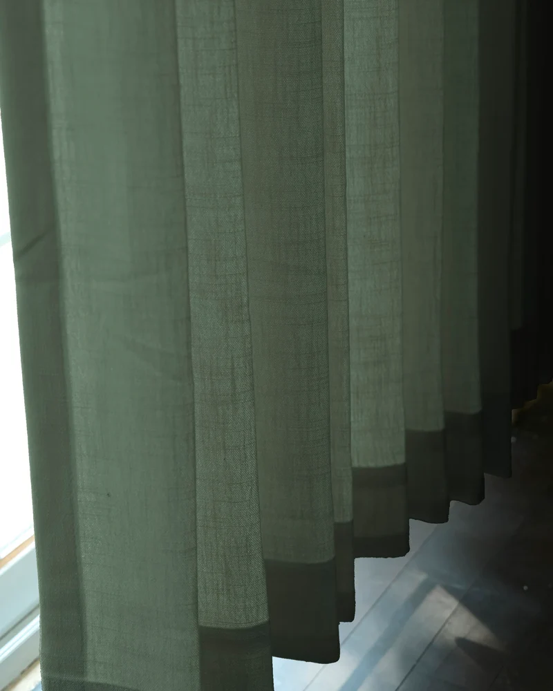 Cassie Linen Blend Custom Curtains