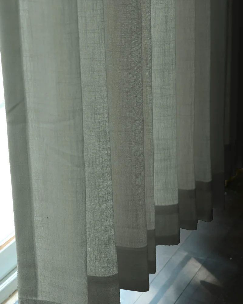 Cassie Linen Blend Custom Curtains