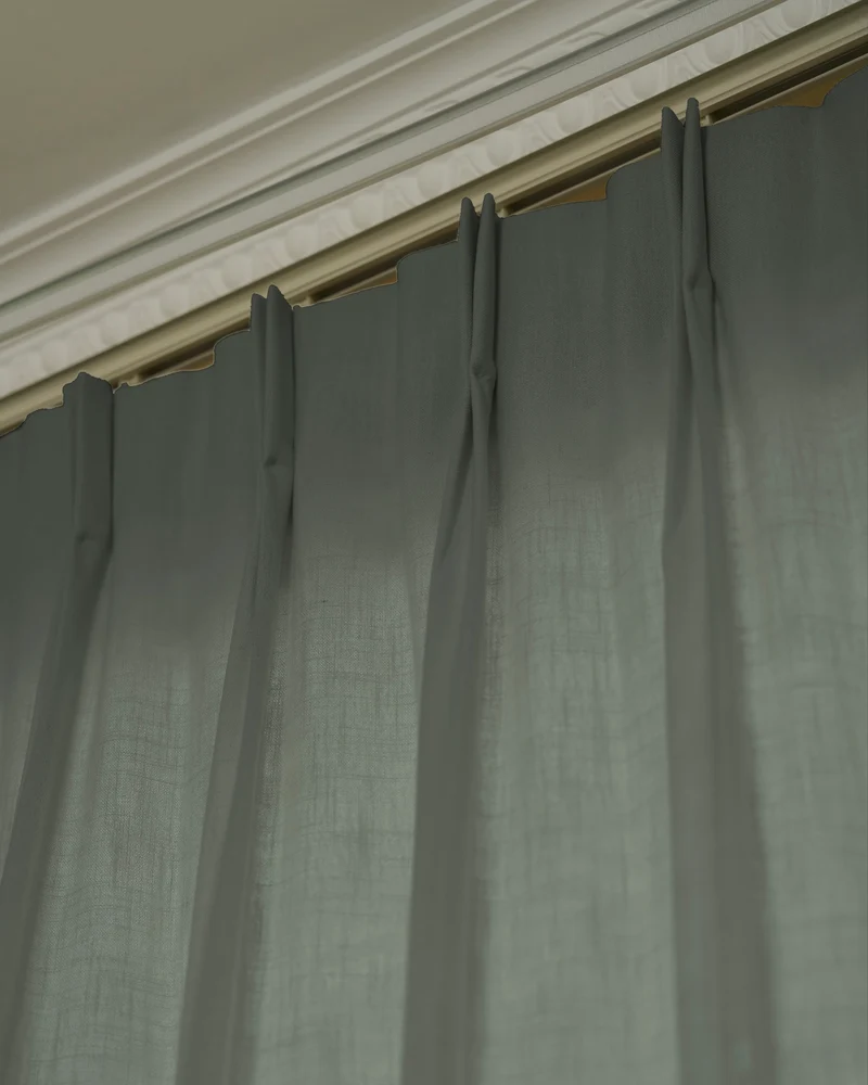 Cassie Linen Blend Custom Curtains