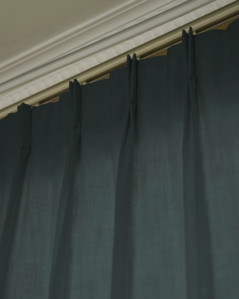 Cassie Linen Blend Custom Curtains