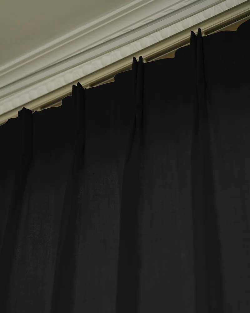 Cassie Linen Blend Custom Curtains