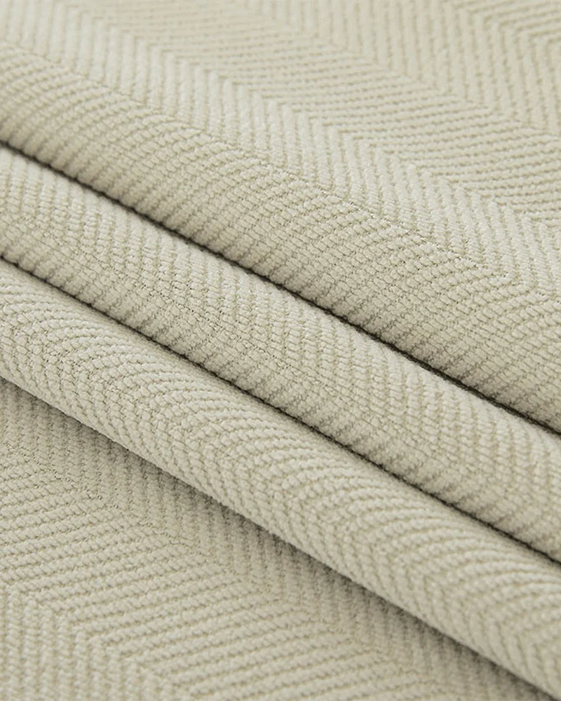 Herringbone Chenille Soundproof Thermal Blackout Fabric Swatches