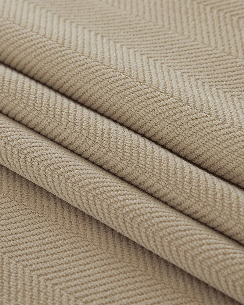 Herringbone Chenille Soundproof Thermal Blackout Fabric Swatches