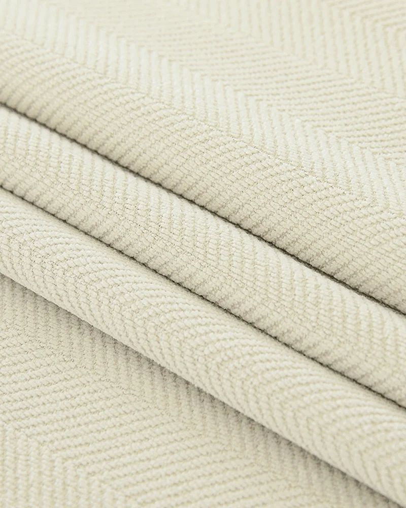 Herringbone Chenille Soundproof Thermal Blackout Fabric Swatches