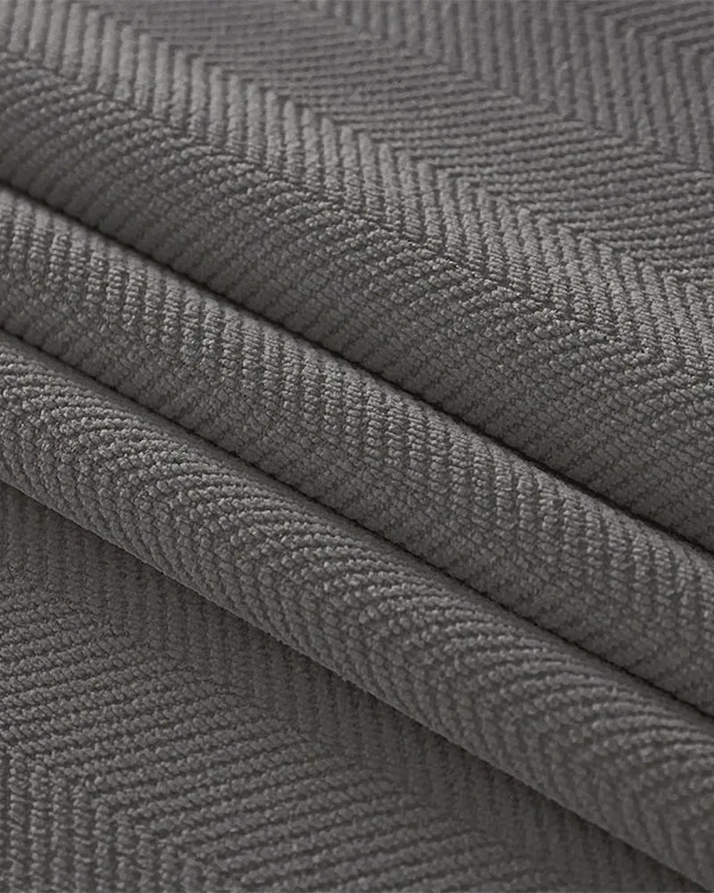 Herringbone Chenille Soundproof Thermal Blackout Fabric Swatches
