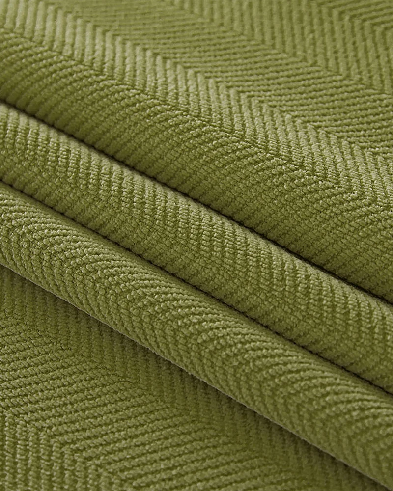 Herringbone Chenille Soundproof Thermal Blackout Fabric Swatches