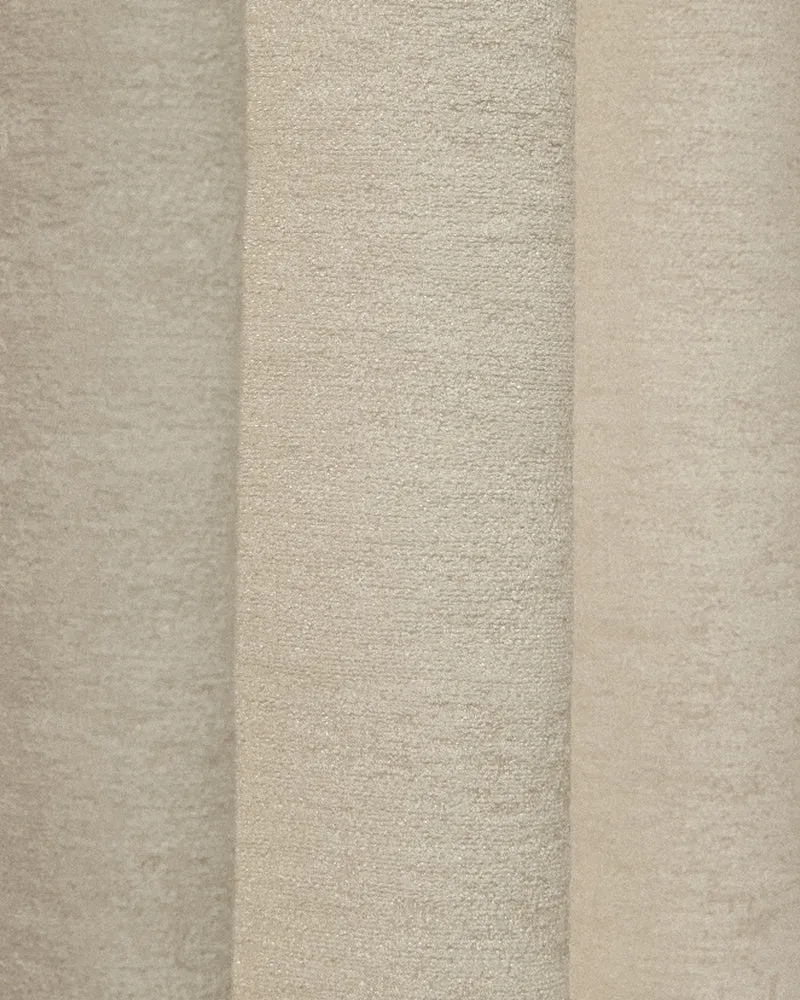 Ambient 35 x 107 Inch Triple French Pinch Pleat Cream Linen Jacquard Curtain