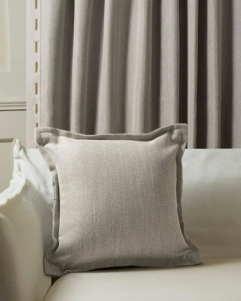 Cleo Textured Faux Leather Laced Throw Pillowcase