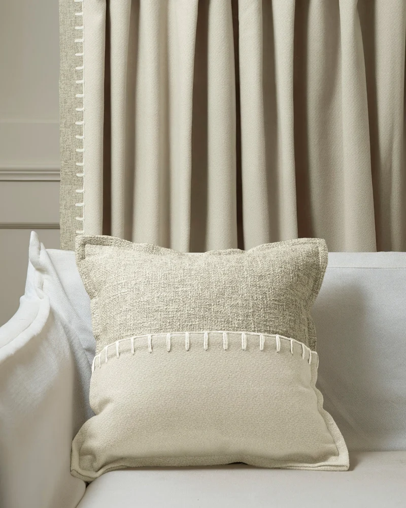 Zane Wool Blend Yarn Stitched Throw Pillowcase