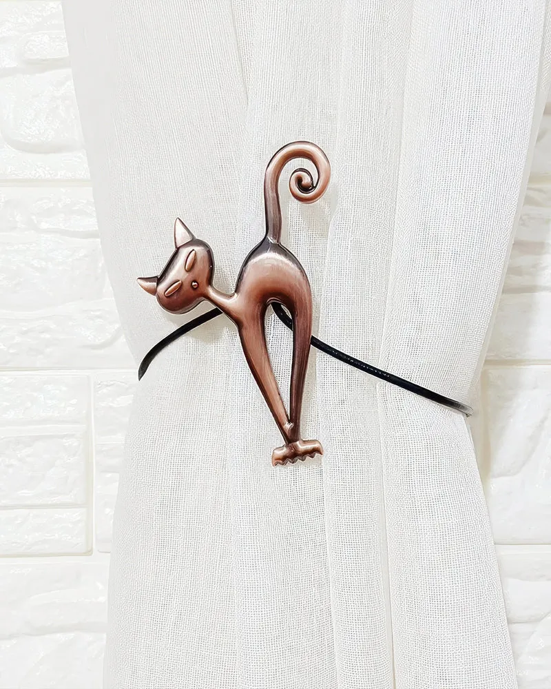 Cat Magnetic Curtain TieBack