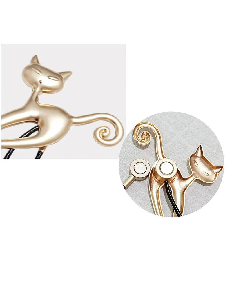 Cat Magnetic Curtain TieBack