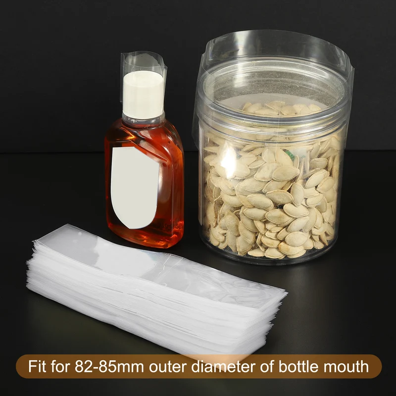 Perforated Shrink Band, PVC Heat Shrink Wrap Band for Jars Cans
