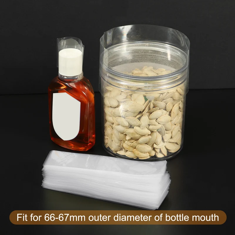 Perforated Shrink Band, PVC Heat Shrink Wrap Band for Jars Cans