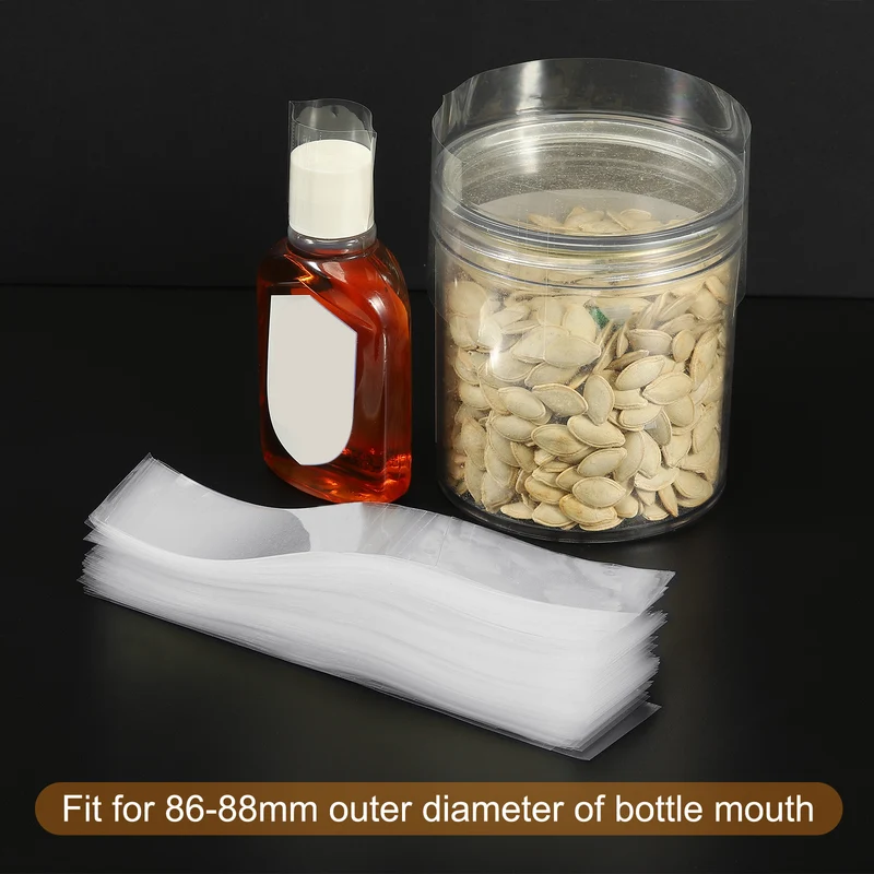 Perforated Shrink Band, PVC Heat Shrink Wrap Band for Jars Cans