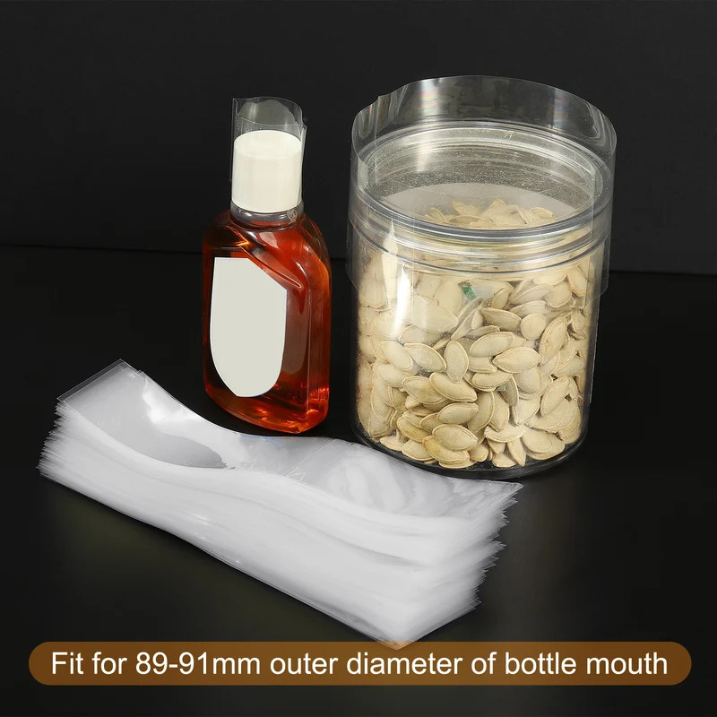 Perforated Shrink Band, PVC Heat Shrink Wrap Band for Jars Cans