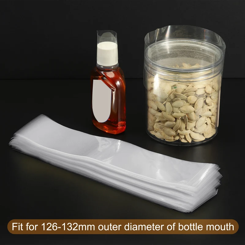 Perforated Shrink Band, PVC Heat Shrink Wrap Band for Jars Cans