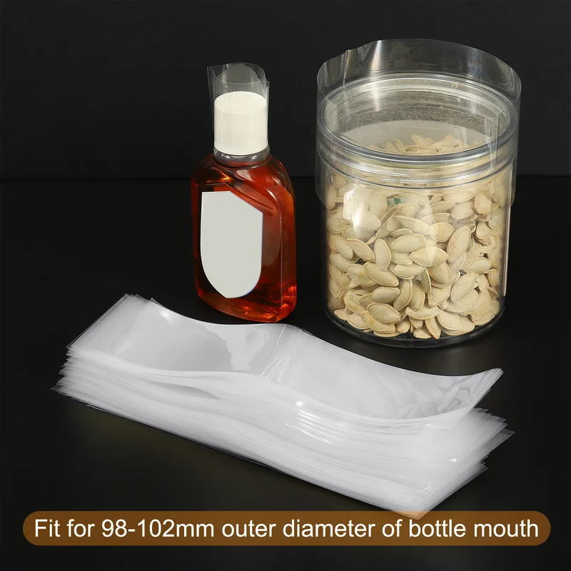 Perforated Shrink Band, PVC Heat Shrink Wrap Band for Jars Cans