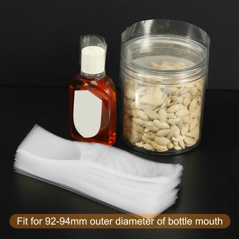 Perforated Shrink Band, PVC Heat Shrink Wrap Band for Jars Cans