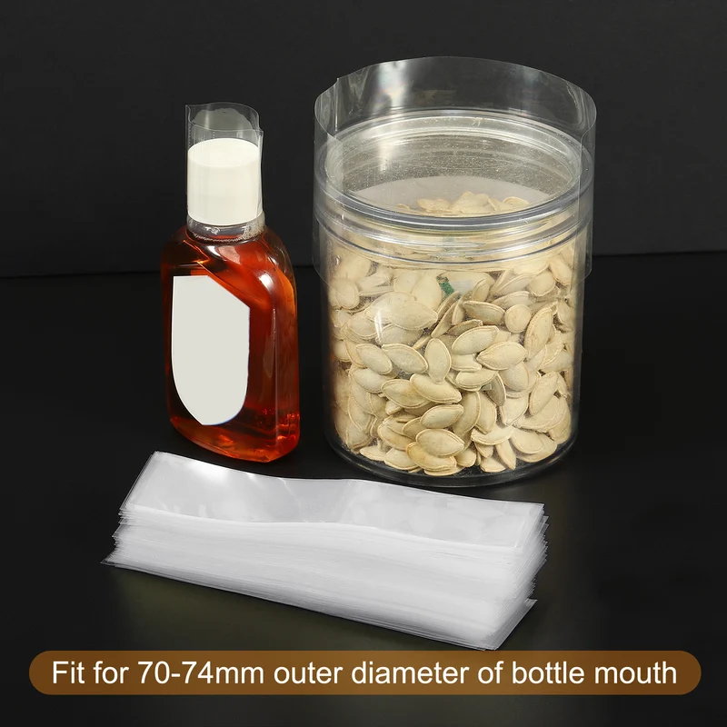 Perforated Shrink Band, PVC Heat Shrink Wrap Band for Jars Cans