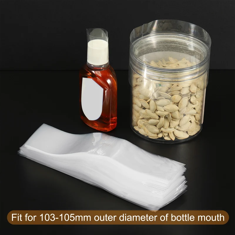 Perforated Shrink Band, PVC Heat Shrink Wrap Band for Jars Cans