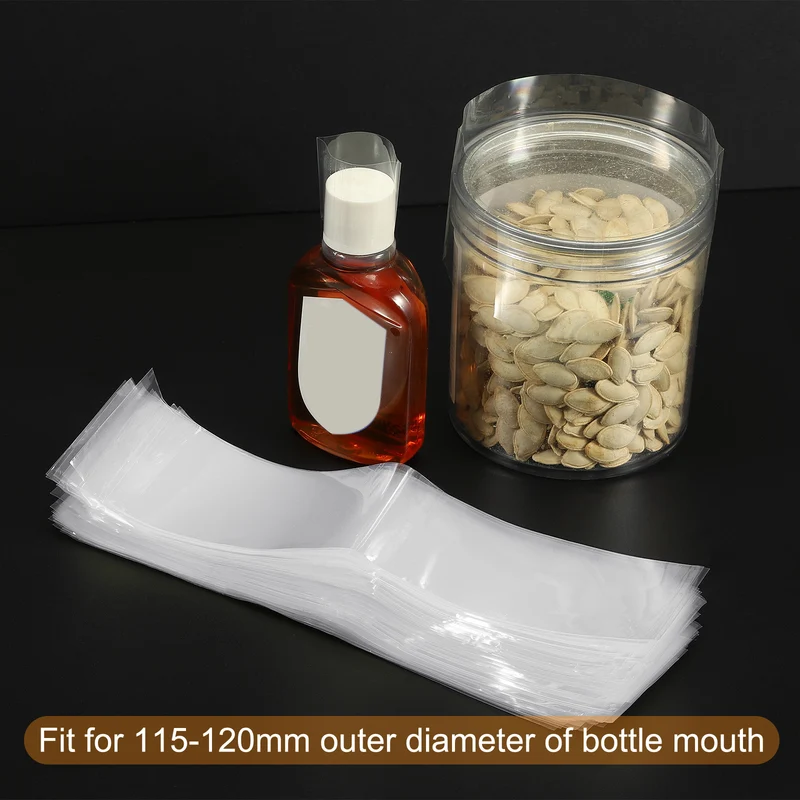 Perforated Shrink Band, PVC Heat Shrink Wrap Band for Jars Cans