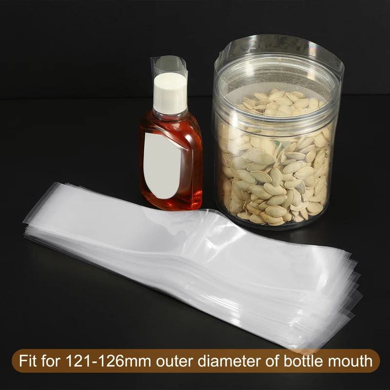 Perforated Shrink Band, PVC Heat Shrink Wrap Band for Jars Cans