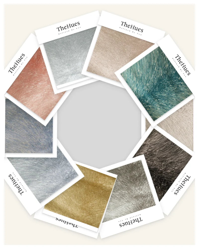 Palma Foil Printed Velvet Patterned Fabric Swatches