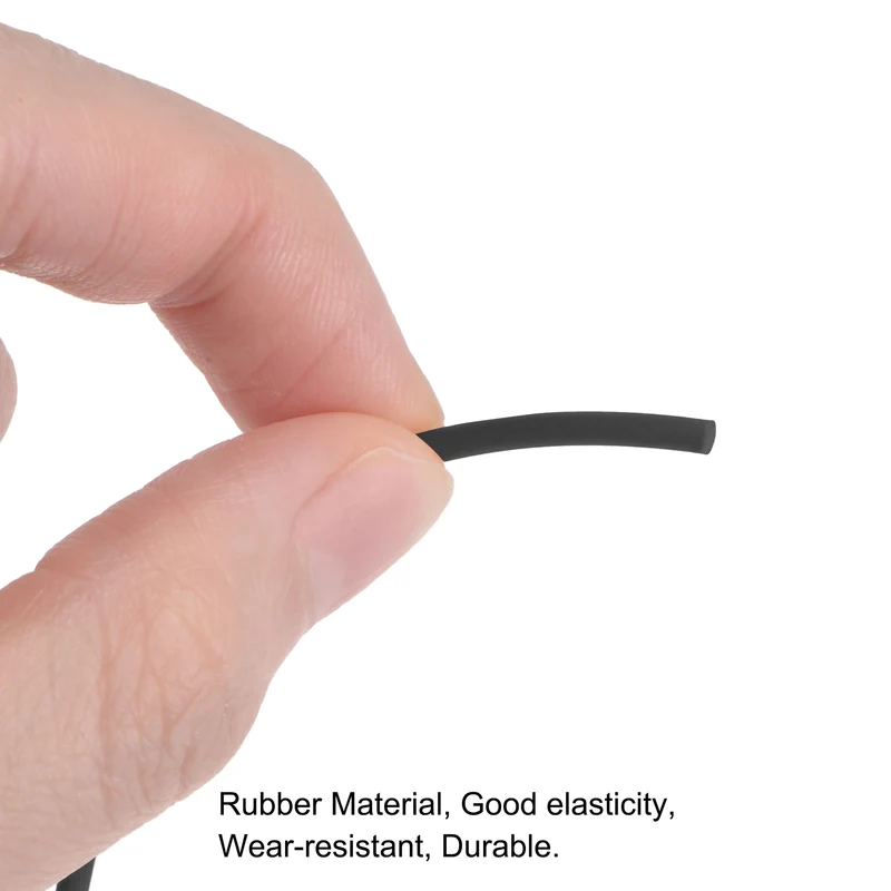 Rubber Cord Hollow Tubing for Craft Beading Necklaces Bracelet